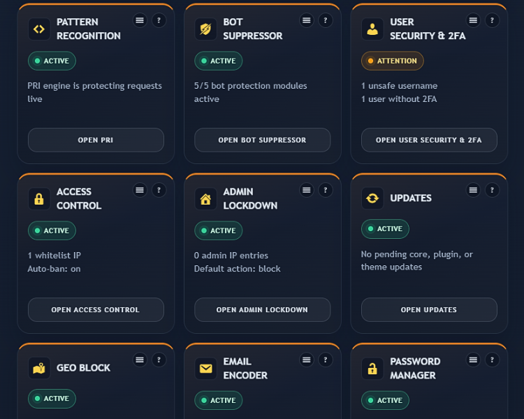 locktura wordpress security